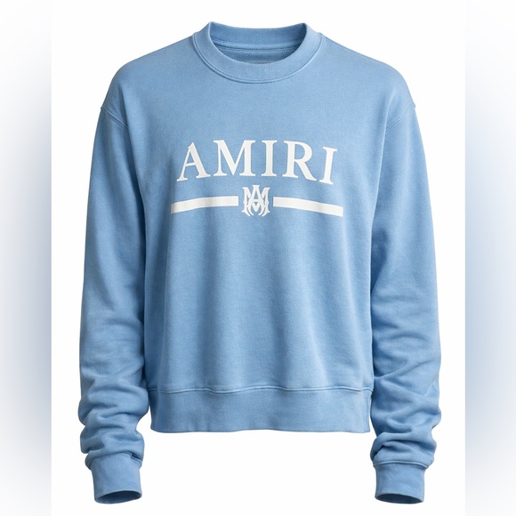 AMIRI Other - AMIRI Light Blue Crewneck Sweatshirt | Luxury Designer | Excellent Condition